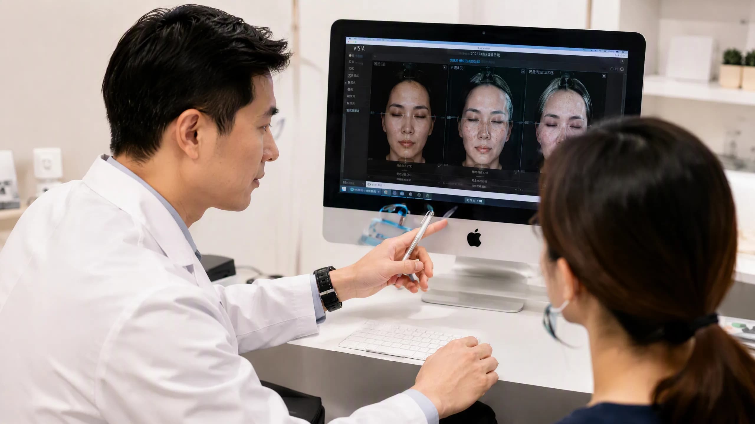 Doctor discussing a treatment plan